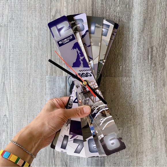 NIB Israel Airline El Al Cargo Windmill Paper Wall Clock - Picture 7 of 11